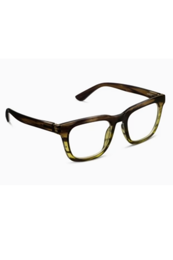 Reading Glasses - Cavern Green Ombre Horn