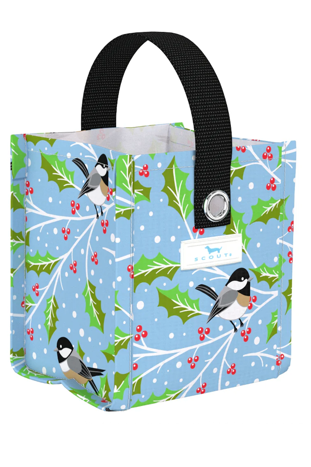 Mini Mini Package Gift Bag - "Hollyday Tweet" H25