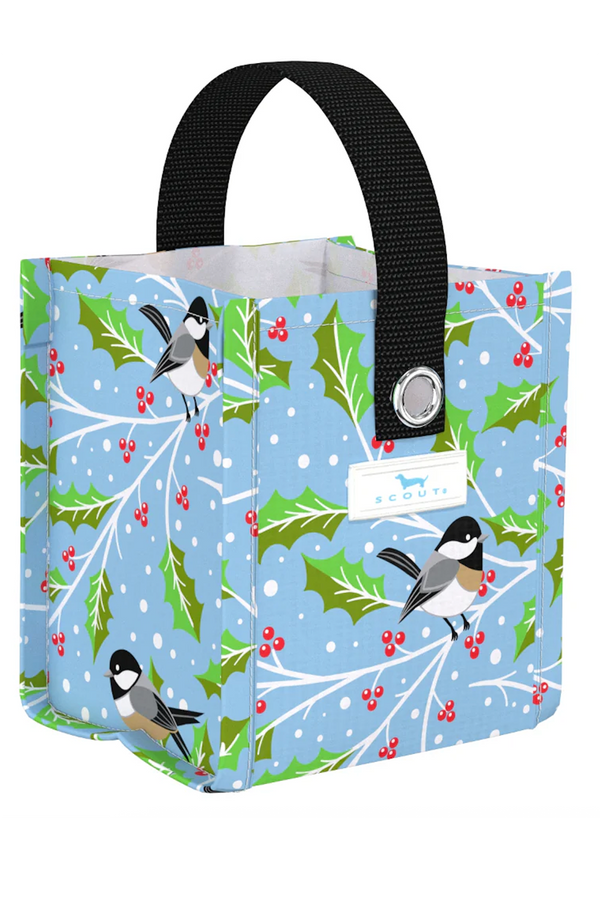 Mini Mini Package Gift Bag - "Hollyday Tweet" H25