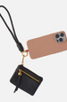Lasso Phone Wristlet - Velvet Hide Black