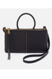 Sable Crossbody Purse - Velvet Hide Embellished Black