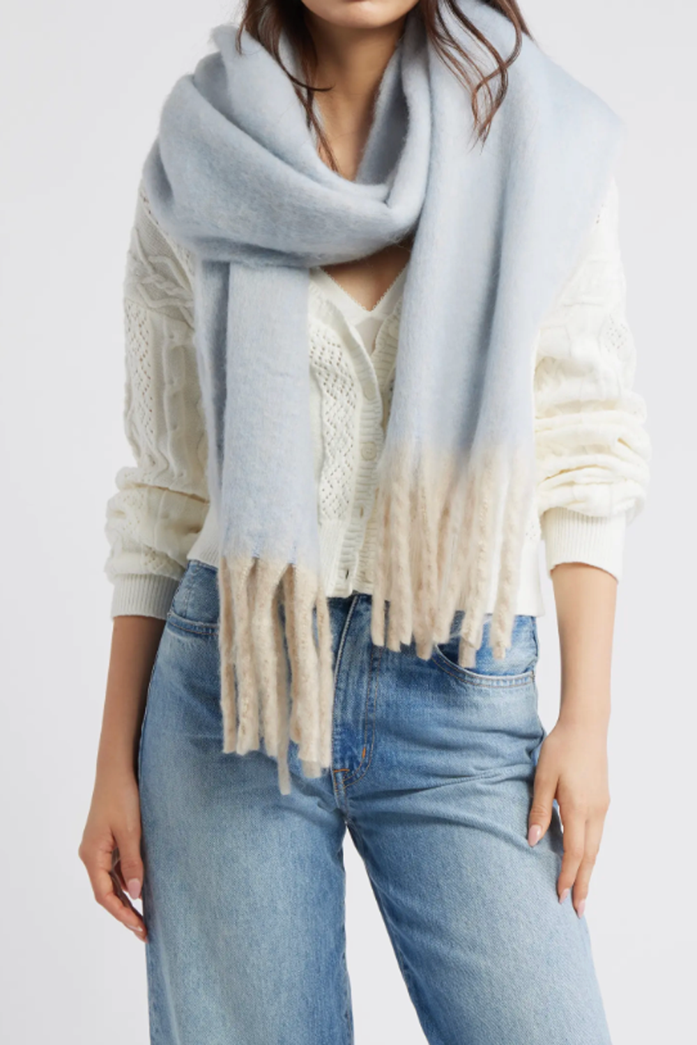 FP Winter Chill Blanket Scarf - Blue