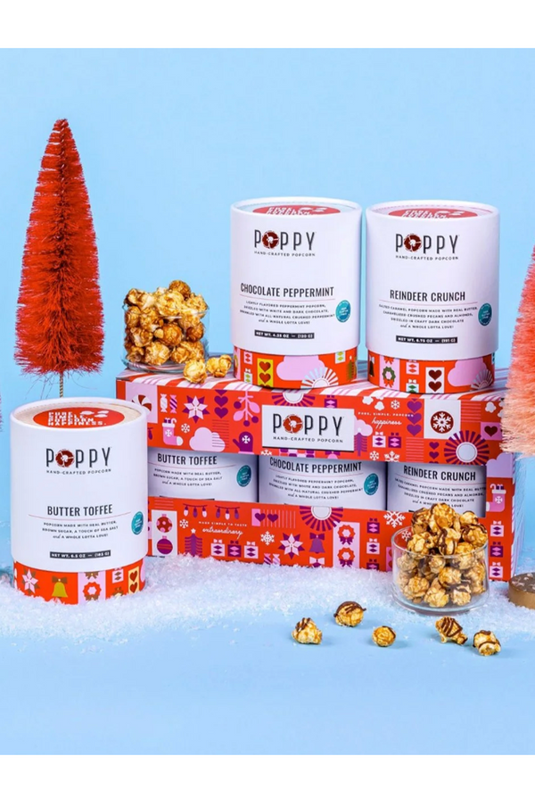 Poppy Popcorn Holiday Variety Pack of 3