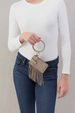 Ring Credit Card Wristlet - Golden Granite