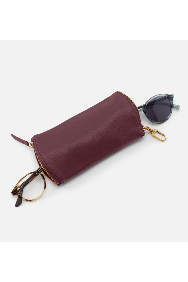 Spark Eyeglass Case - Velvet Hide Mulberry Glaze