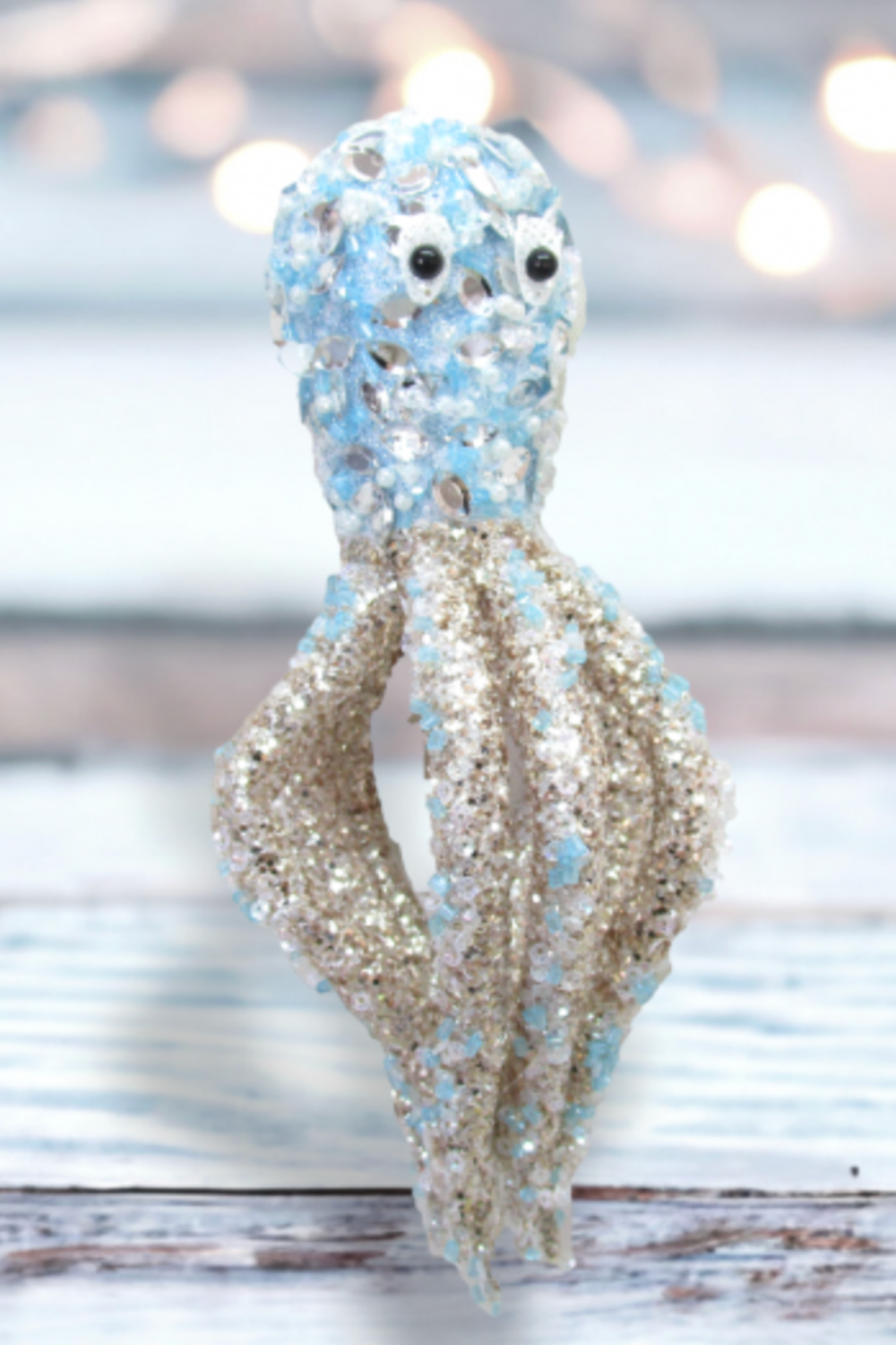 Funky Ornament - Long Beaded Octopus