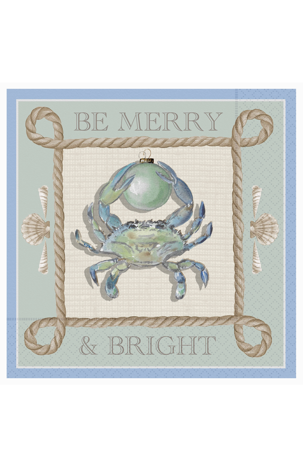 Cocktail Napkin Pack - Christmas Crab