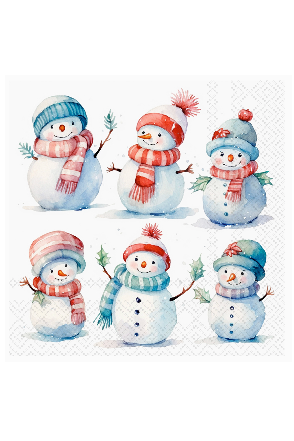 Cocktail Napkin Pack - Snow Bros