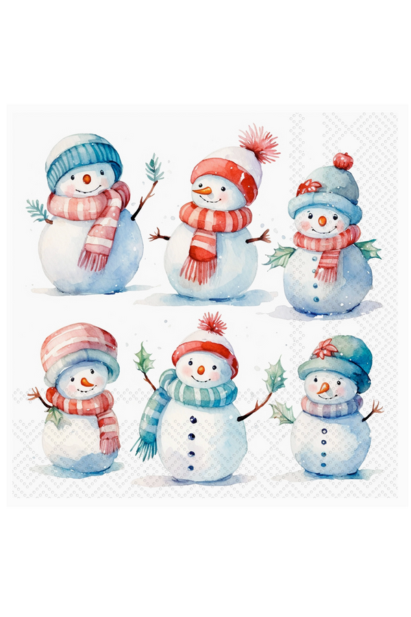 Cocktail Napkin Pack - Snow Bros