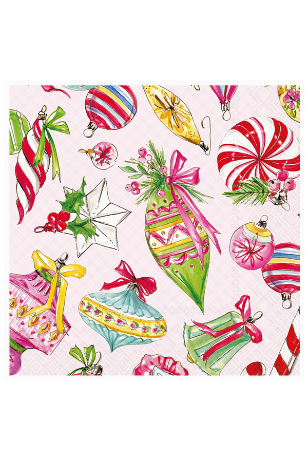 Cocktail Napkin Pack - Vintage Ornaments