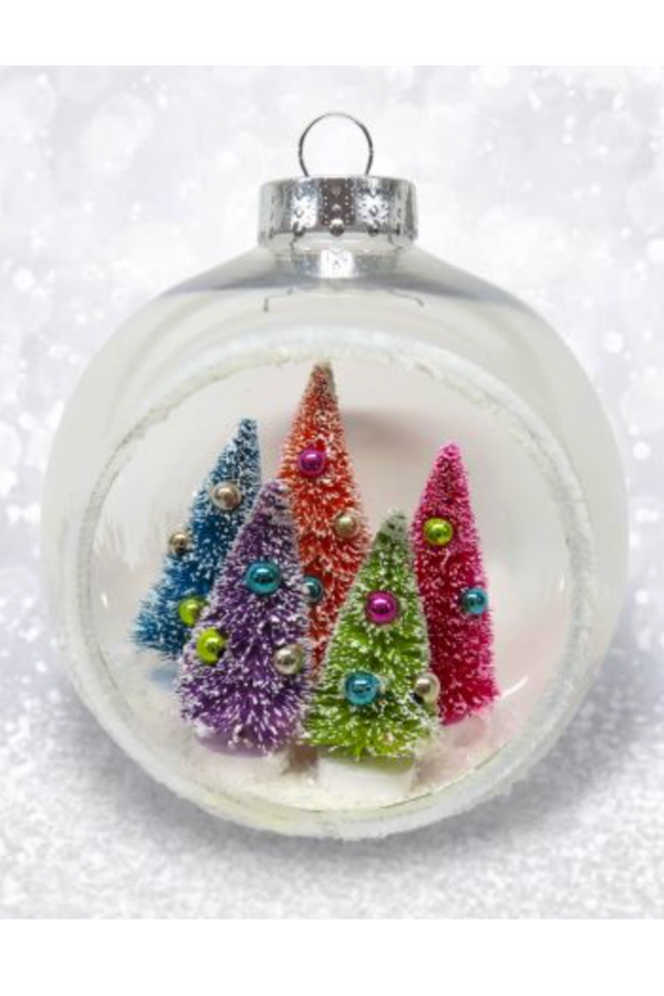 Funky Ornament - Multi Trees in Dome