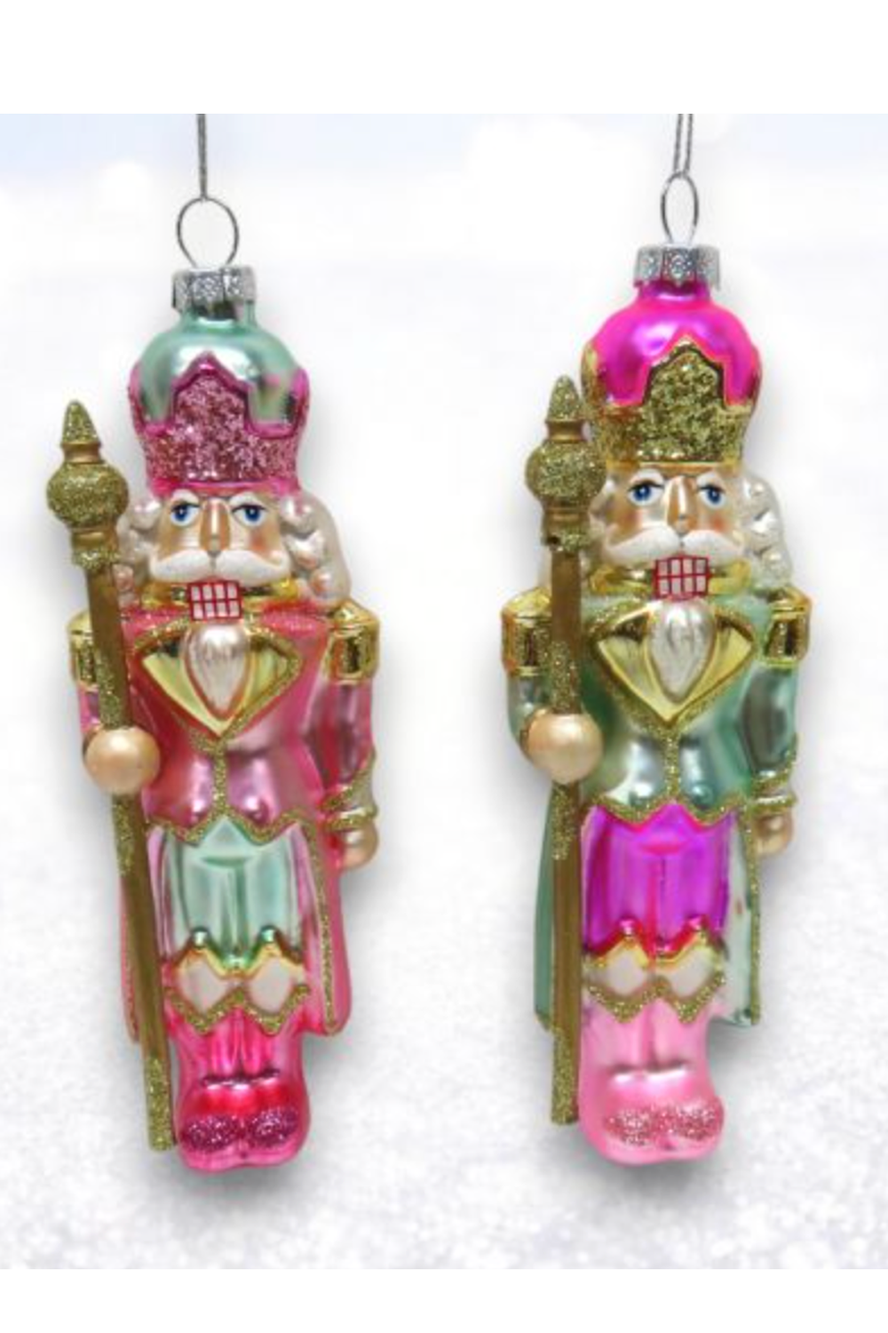 Glass Ornament - Bright Nutcracker