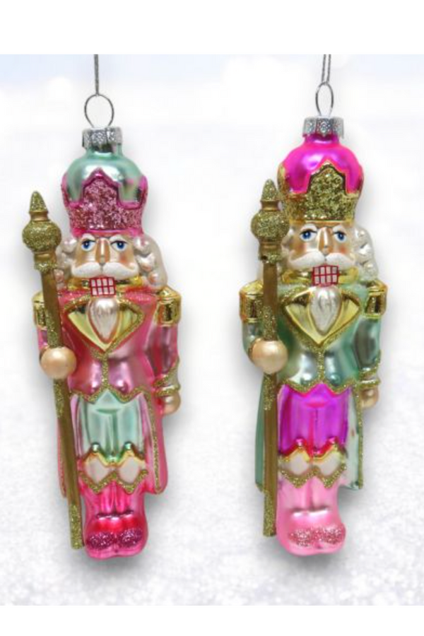 Glass Ornament - Bright Nutcracker