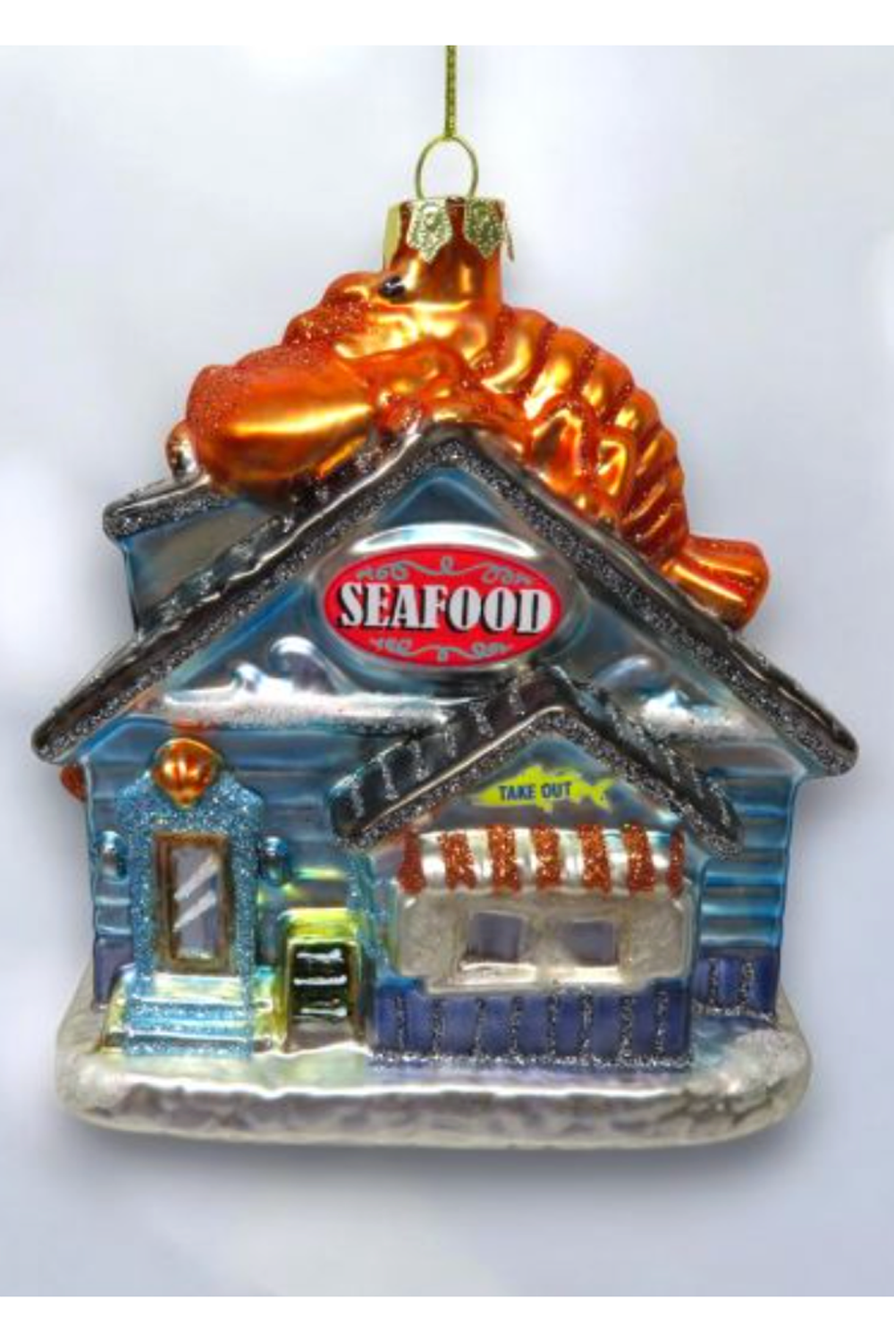 Glass Ornament - Lobster Shack