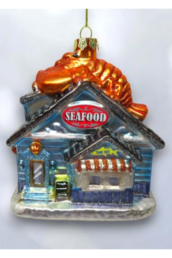 Glass Ornament - Lobster Shack