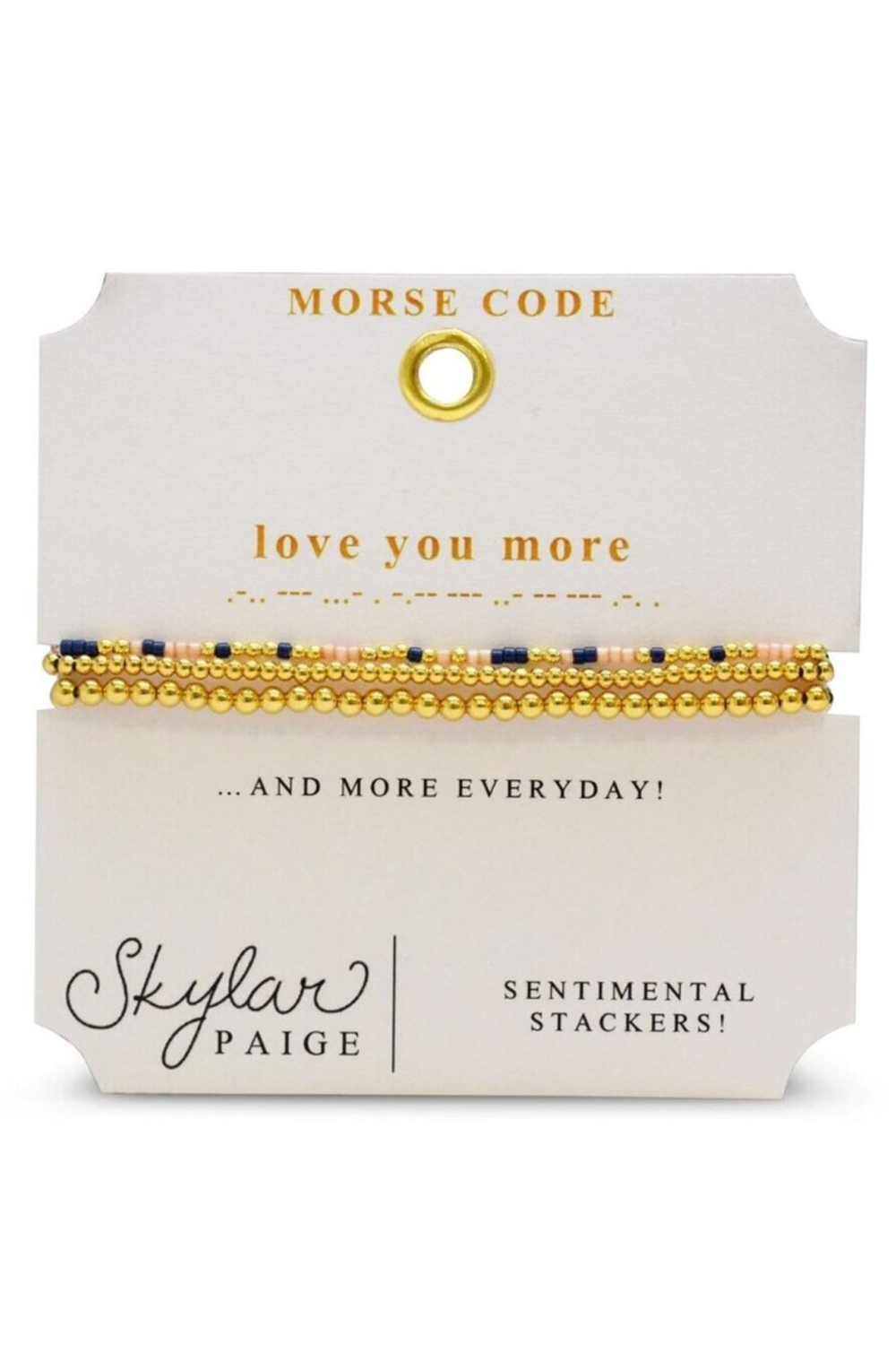 Skylar Sentimental Bracelet - Love You More