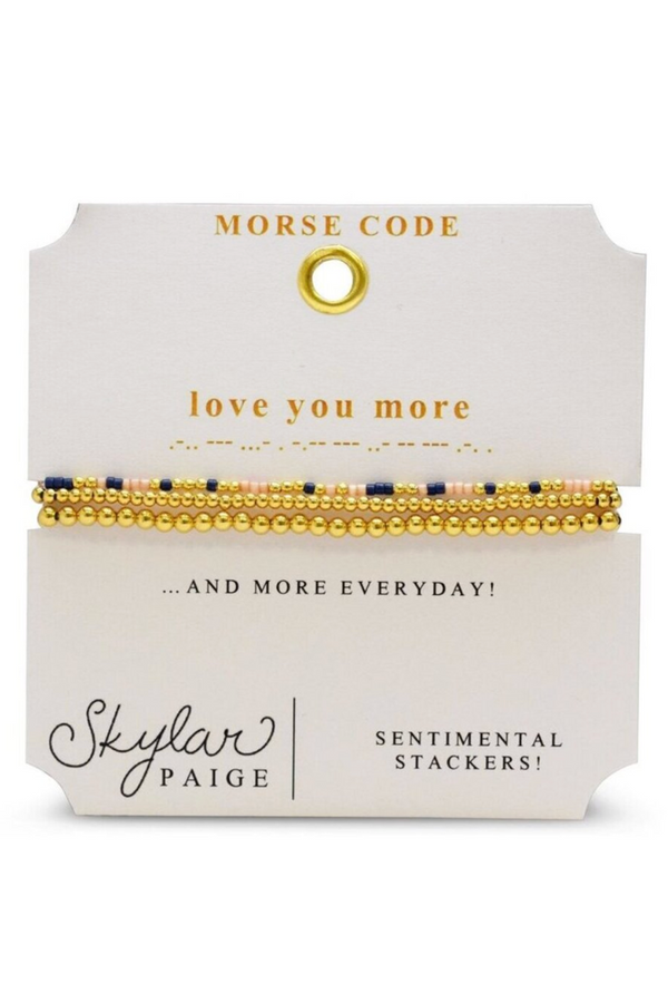 Skylar Sentimental Bracelet - Love You More