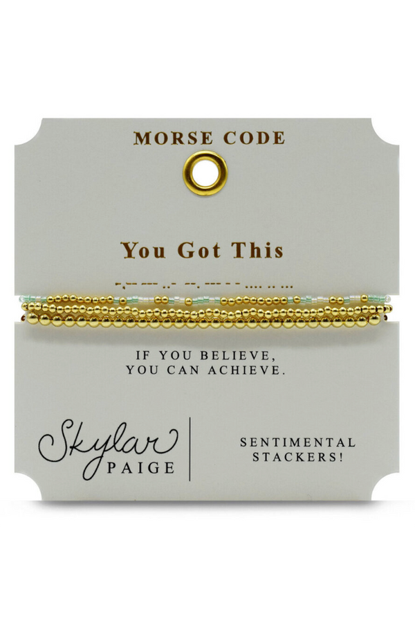 Skylar Sentimental Bracelet - You Got This