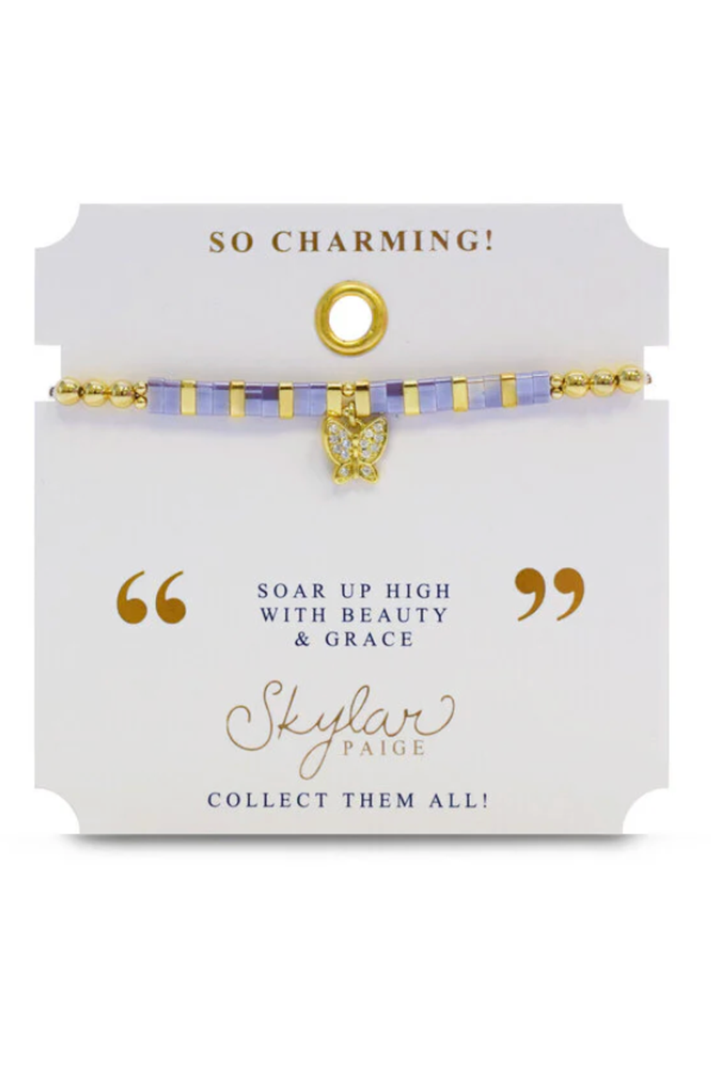 Skylar Charming Bracelet - Bead It Butterfly