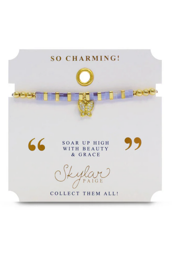 Skylar Charming Bracelet - Bead It Butterfly