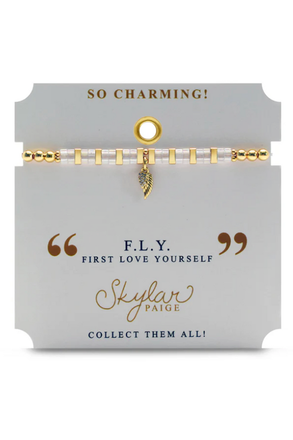 Skylar Charming Bracelet - Bead It Wing