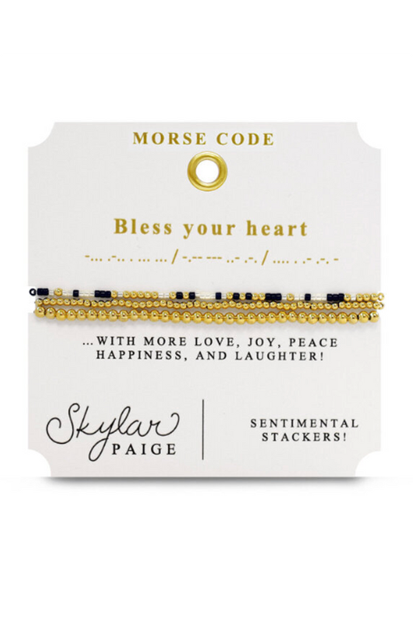 Skylar Sentimental Bracelet - Bless Your Heart