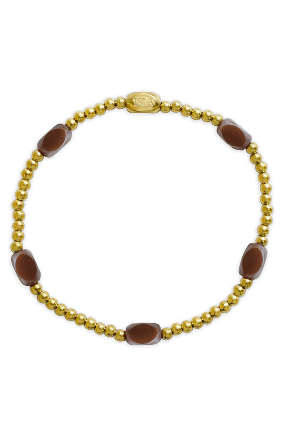 ISLA Here & There Bracelet Gold - Sandy Taupe