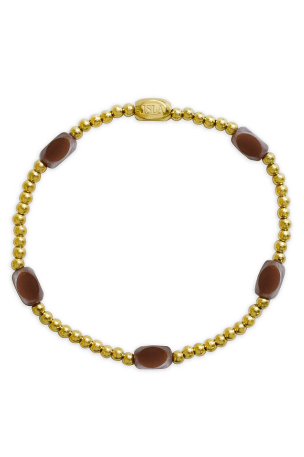ISLA Here & There Bracelet Gold - Sandy Taupe