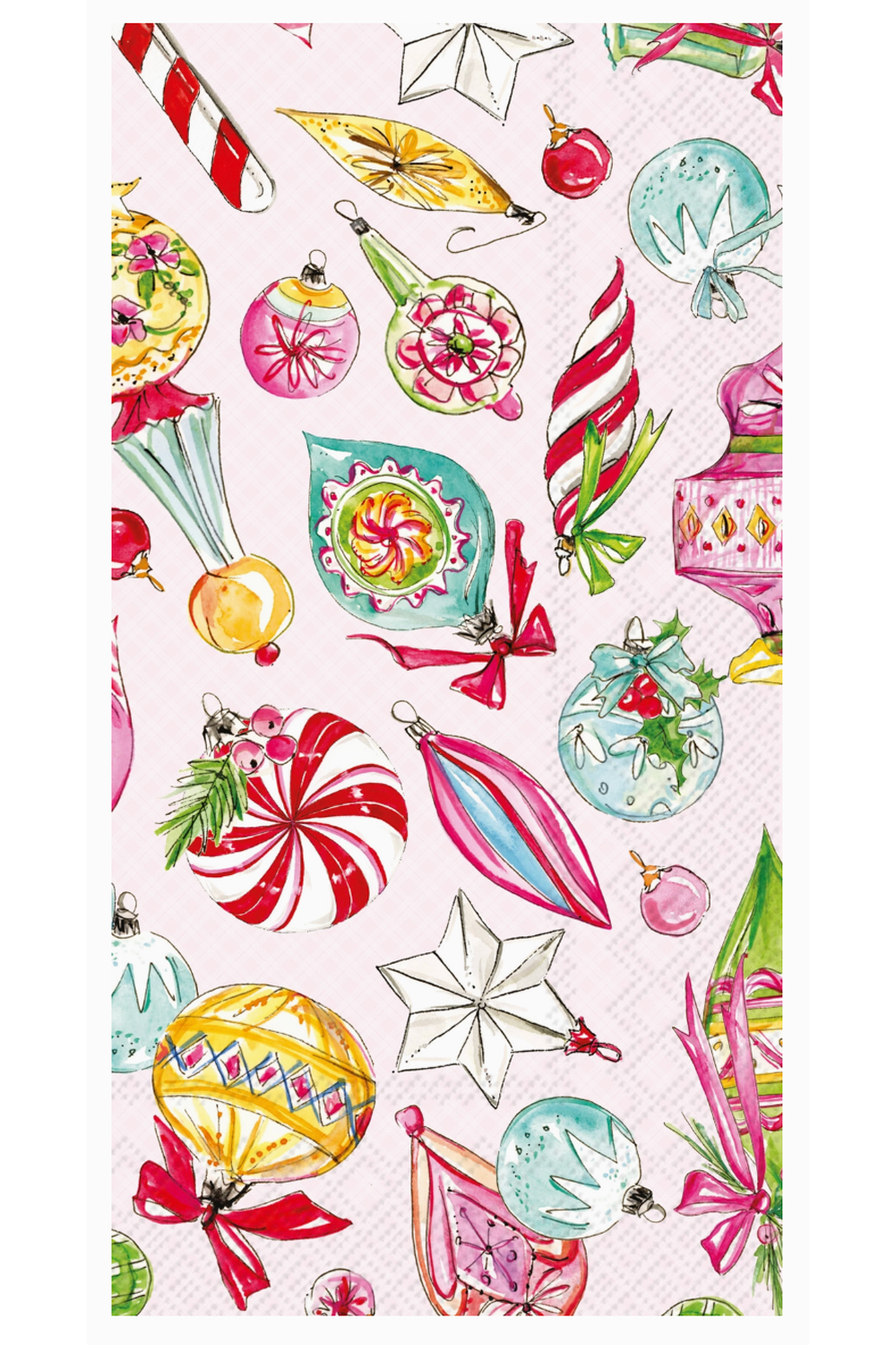 Guest Napkin Pack - Vintage Ornaments