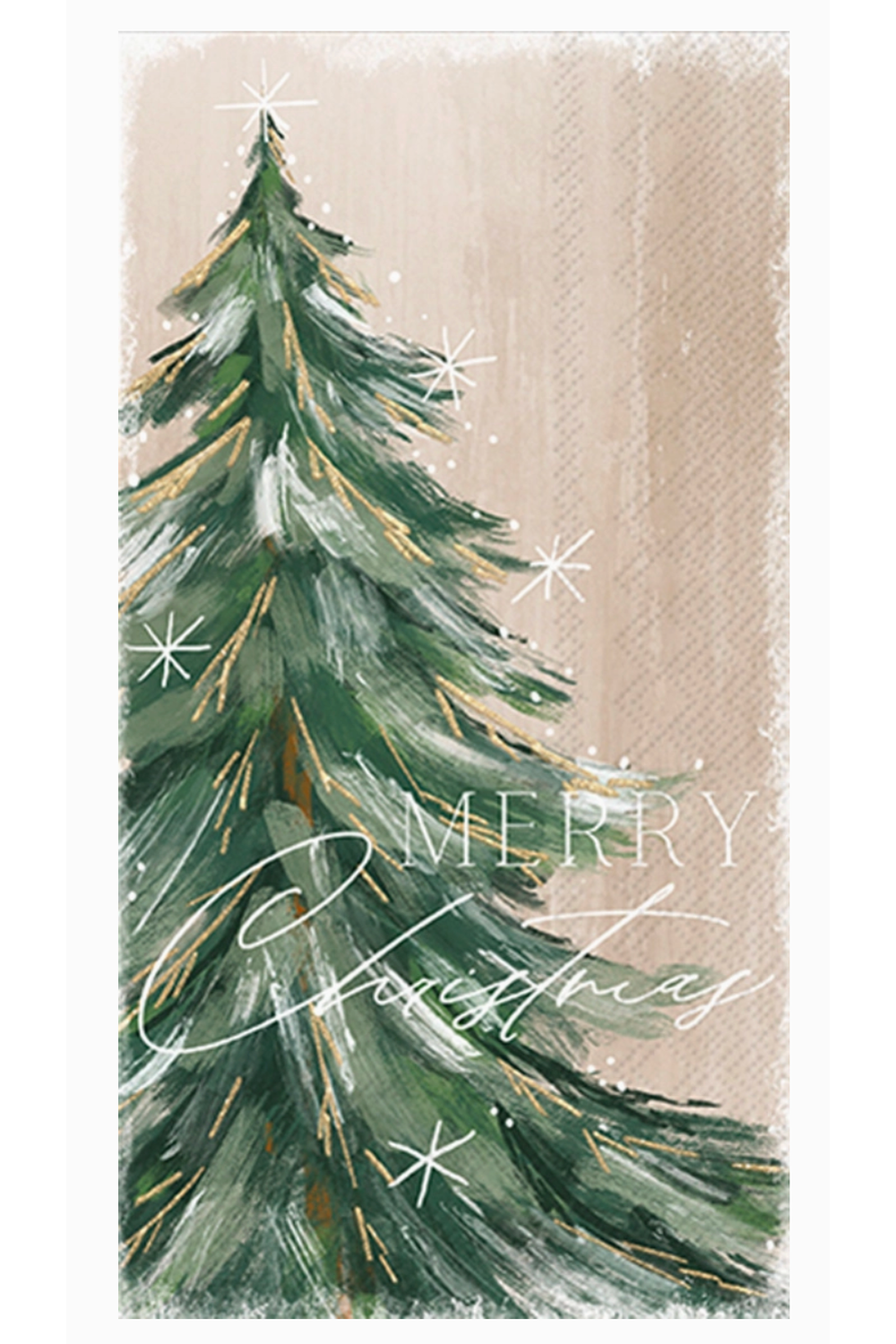 Guest Napkin Pack - Gilded Painterly Tree