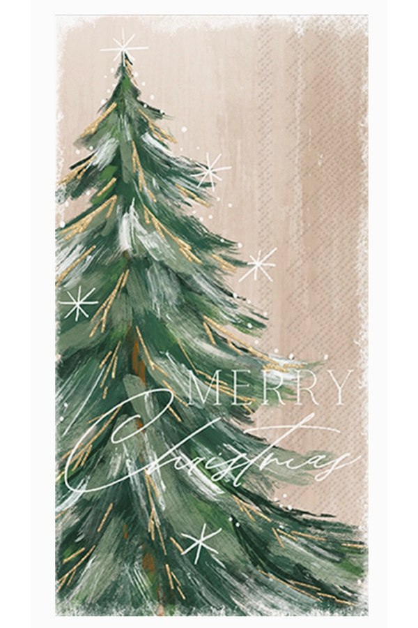 Guest Napkin Pack - Gilded Painterly Tree