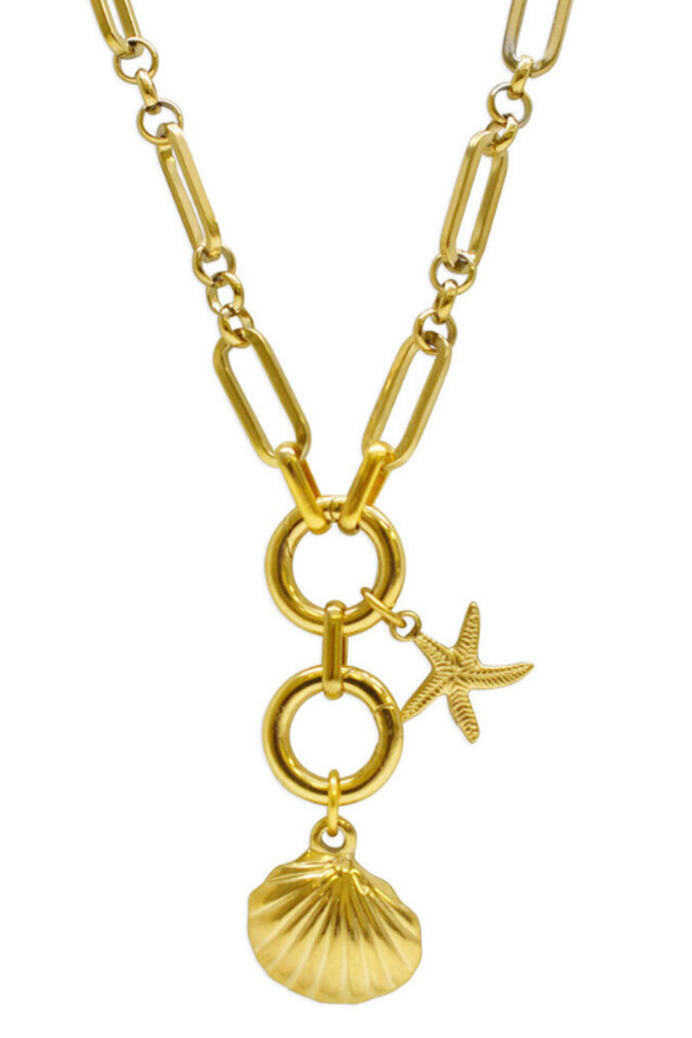 ISLA Charm Up Talisman Necklace - Starfish Wish Gold