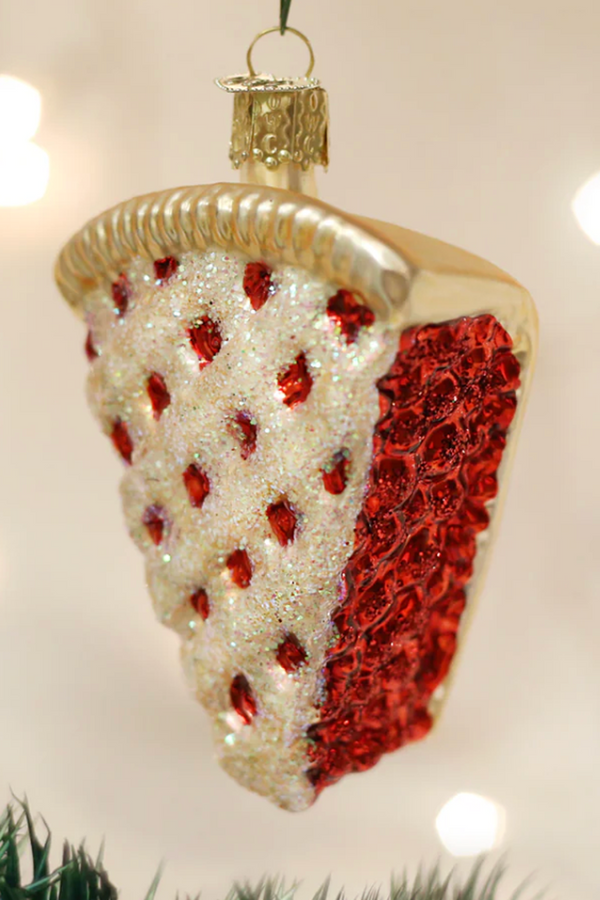 Glass Ornament - Piece of Cherry Pie