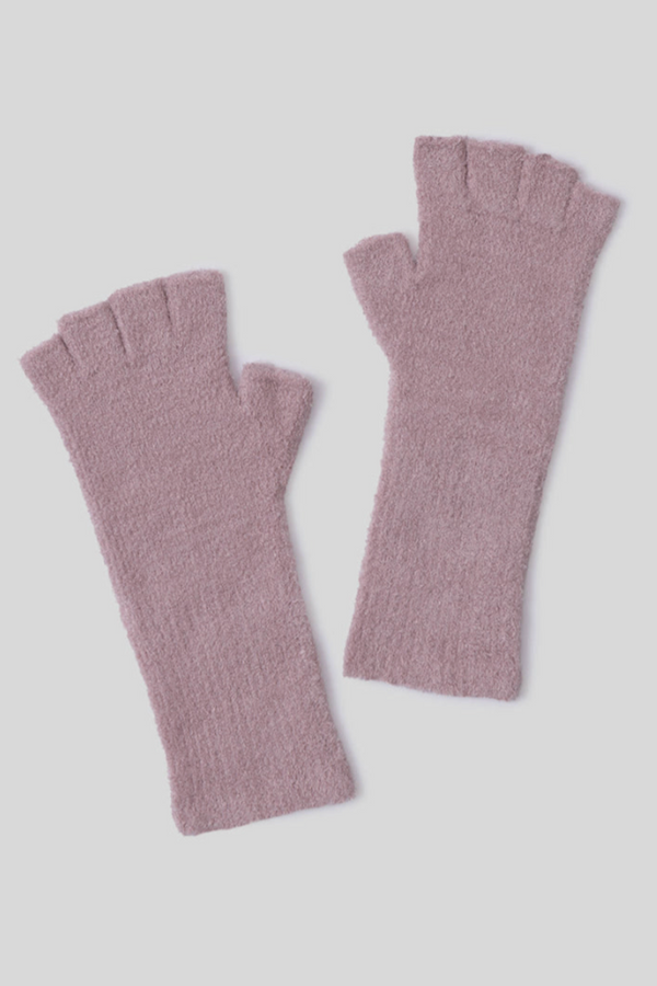 Cozy Lite Fingerless Gloves - Teaberry