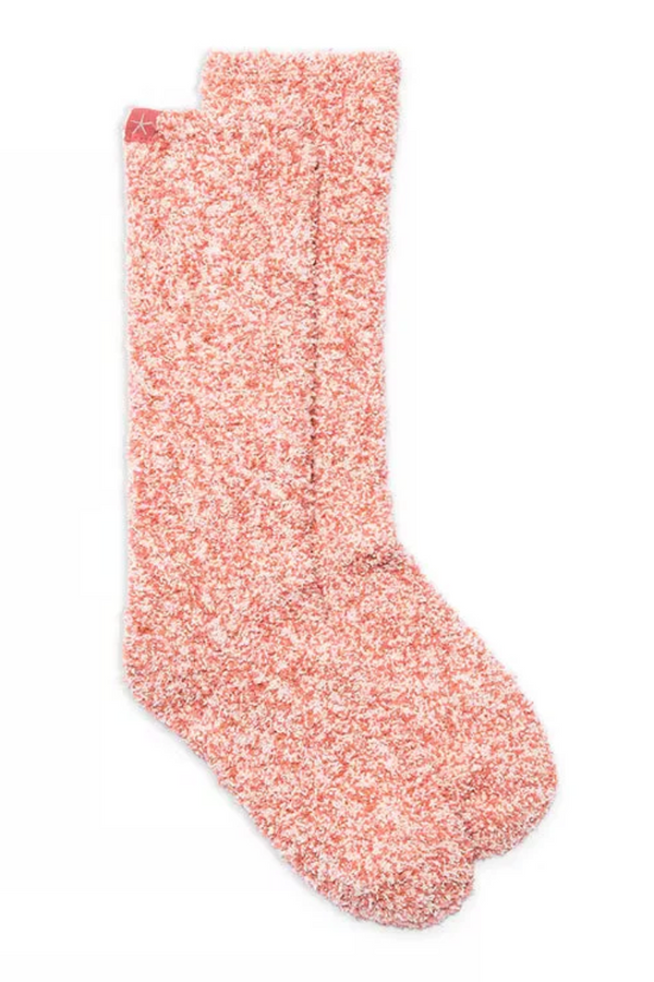 Cozy Chic Heathered Women’s Sock - Rosy Blush