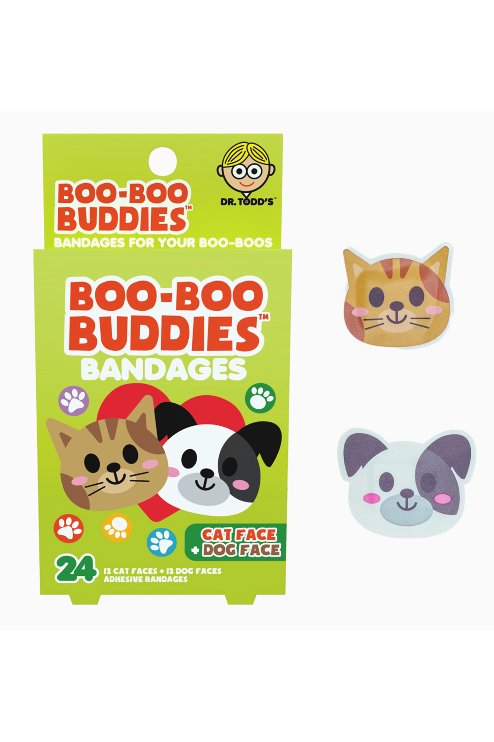 Boo Boo Buddies Bandages - Cat & Dog Faces