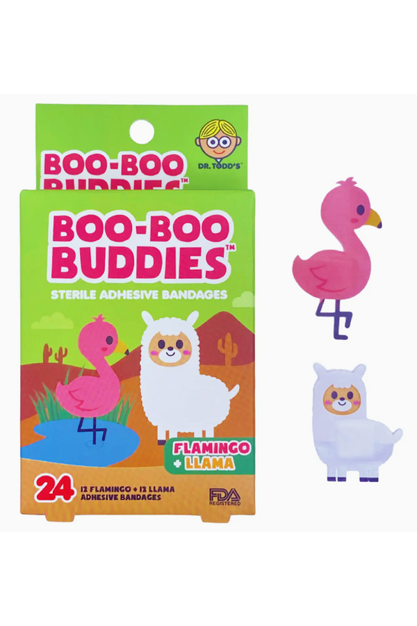 Boo Boo Buddies Bandages - Flamingo Llama
