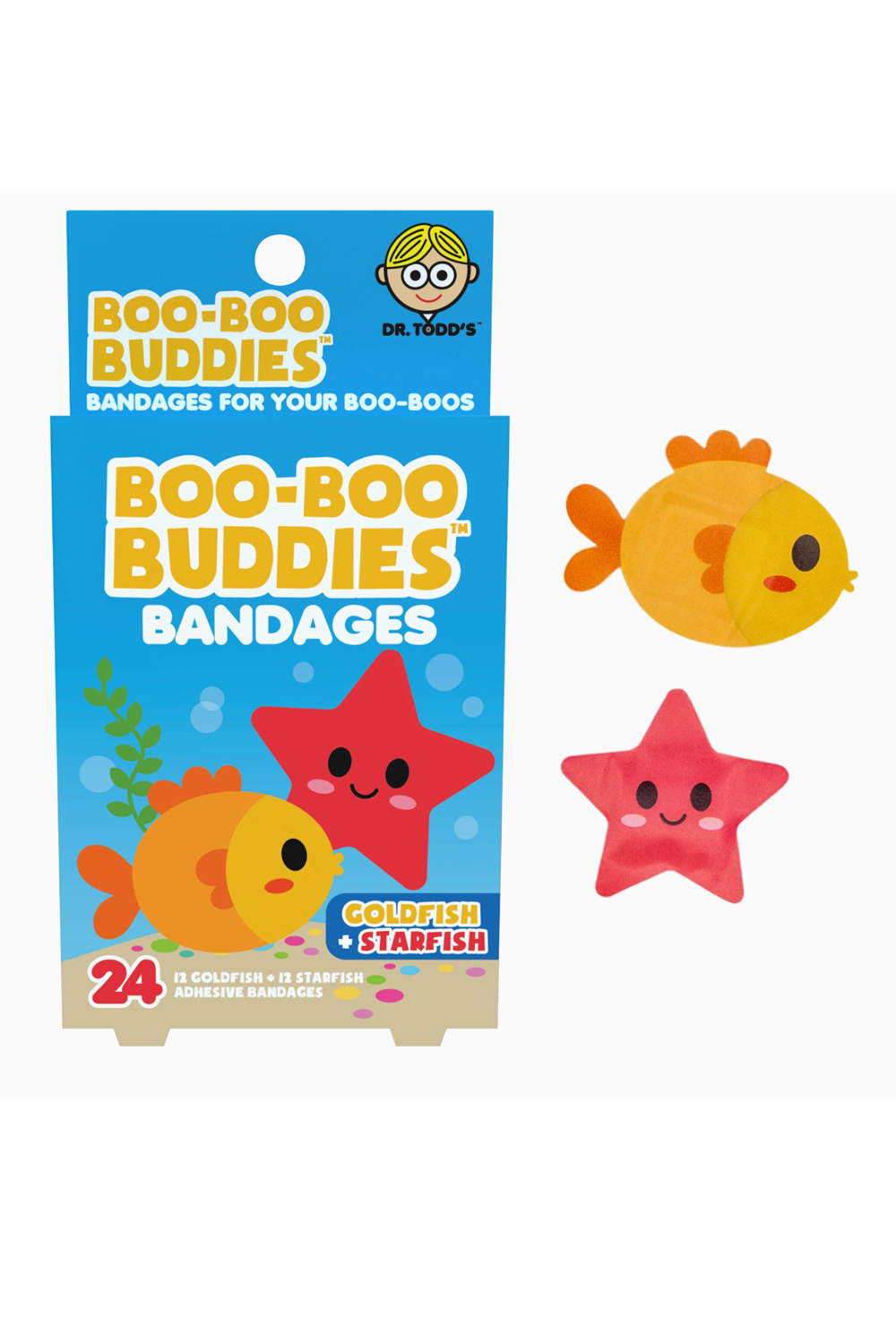 Boo Boo Buddies Bandages - Goldfish Starfish