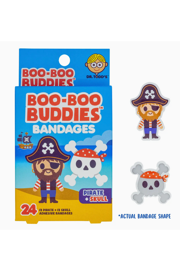 Boo Boo Buddies Bandages - Pirate Skull