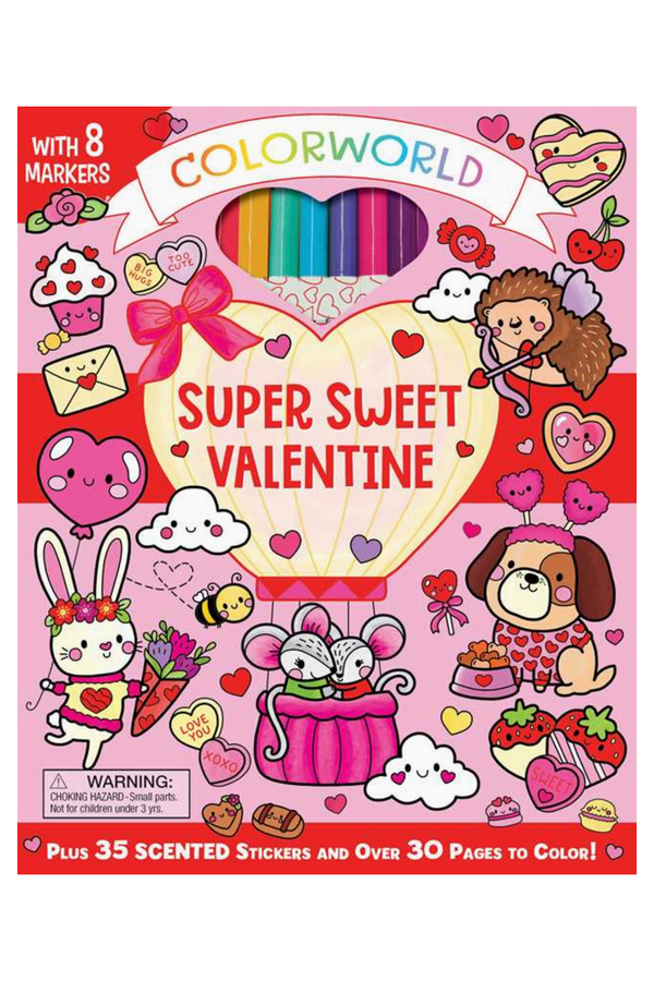 Colorworld: Super Sweet Valentine Activity Book