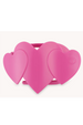 Teleties Heart to Heart Hair Clip - Pink