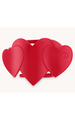 Teleties Heart to Heart Hair Clip - Red