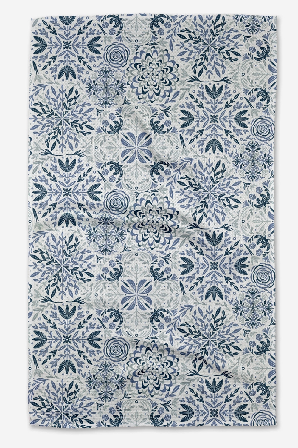 Geometry Kitchen Tea Towel - Floral Medallions