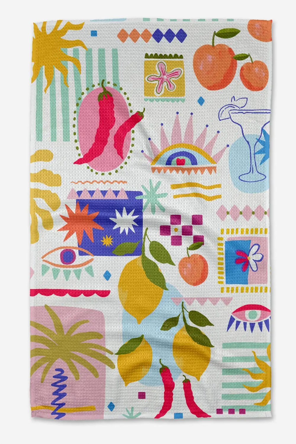 Geometry Kitchen Tea Towel - Italian Picnic
