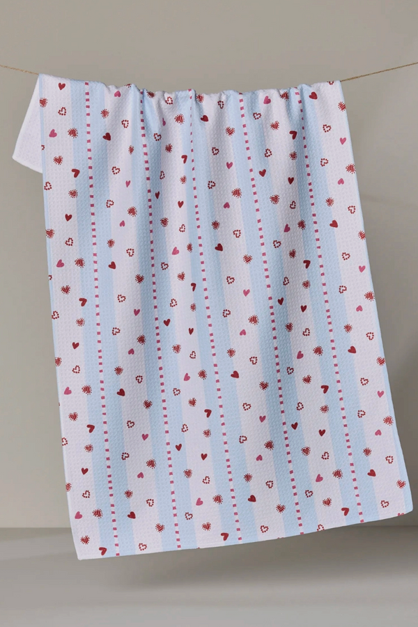 Geometry Kitchen Tea Towel - Love Stripes