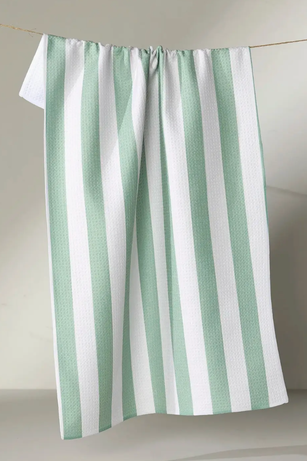 Geometry Kitchen Tea Towel - Mistletoe Striped