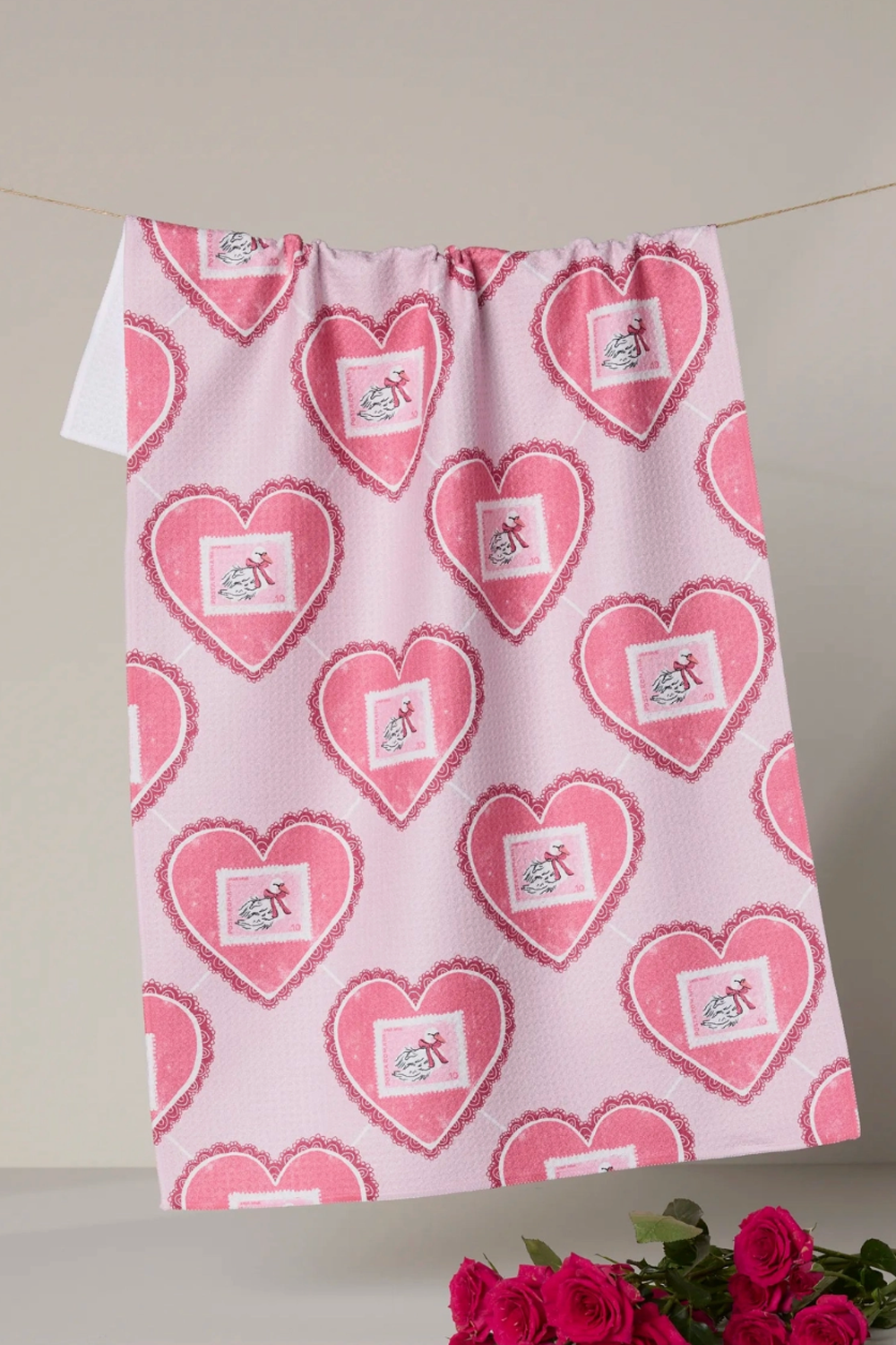 Geometry Kitchen Tea Towel - Swan Argyle