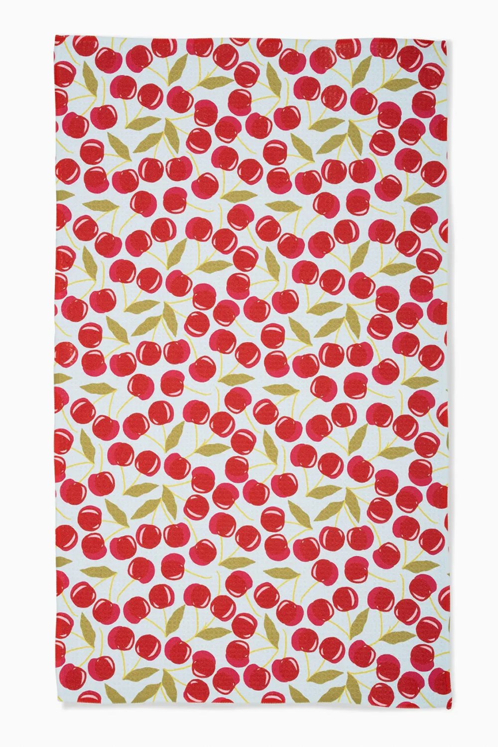 Geometry Kitchen Tea Towel - Sweet Cherry