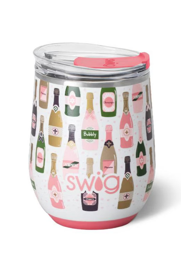 Modern Stemless Wine Tumbler - Bubbly