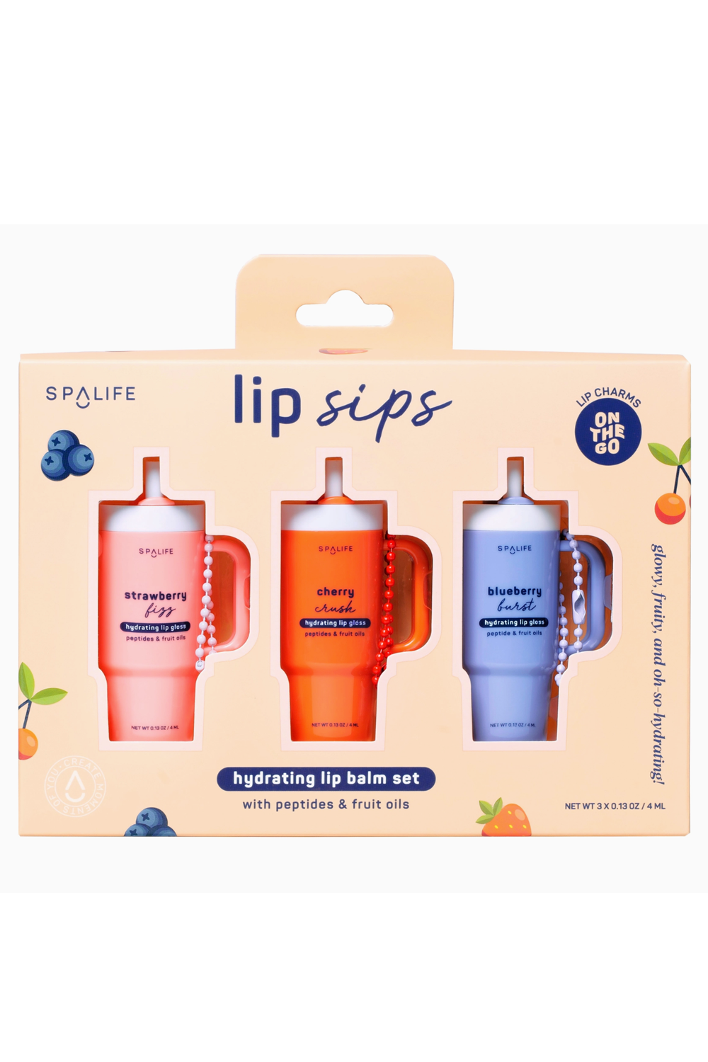 Lip Sips Hydrating Lip Balm Trio Set